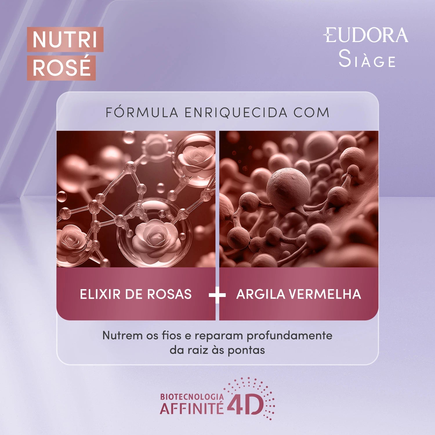 Máscara Capilar Siàge Nutri Rosé 250g