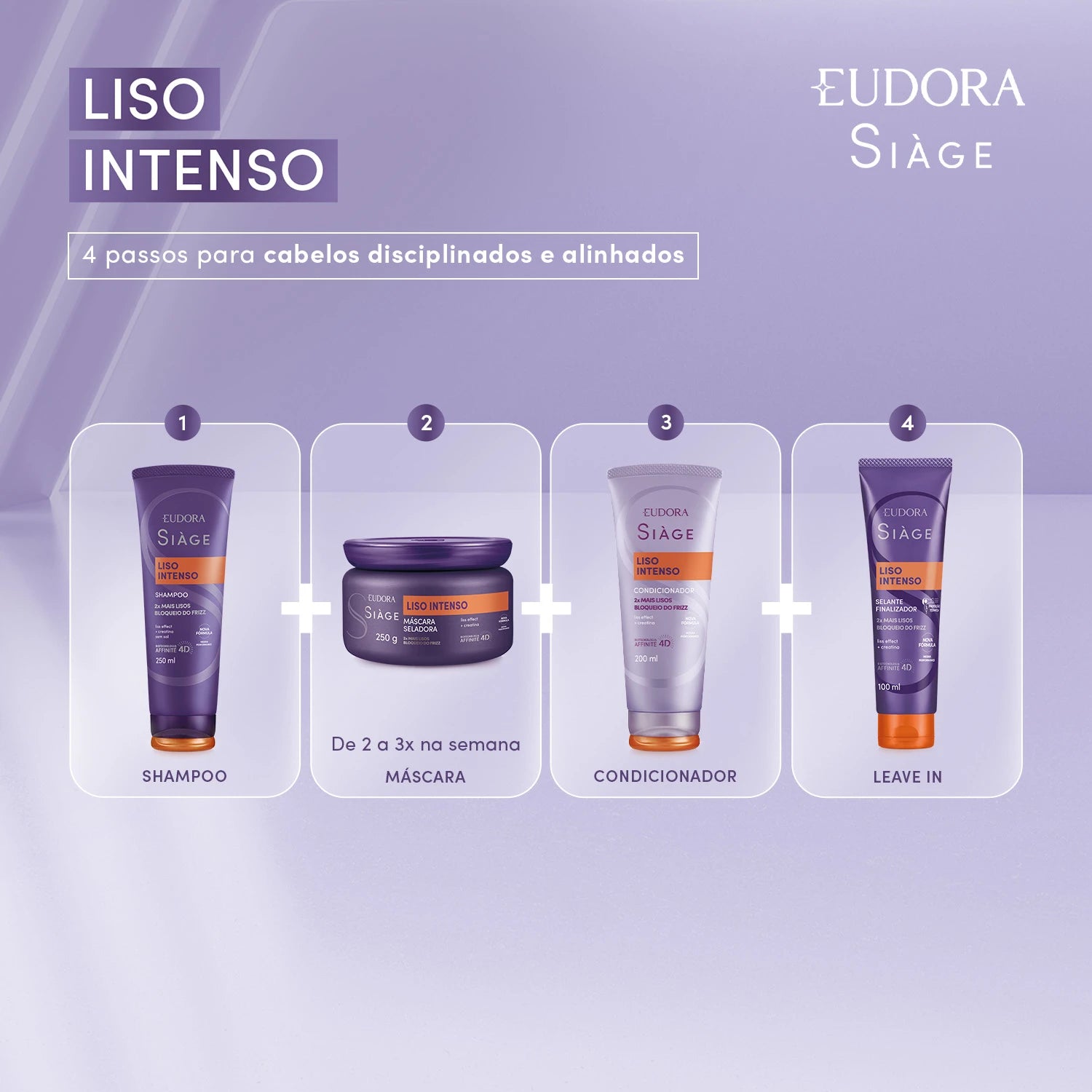 Leave-In Capilar Selante Finalizador Siàge Liso Intenso 100ml