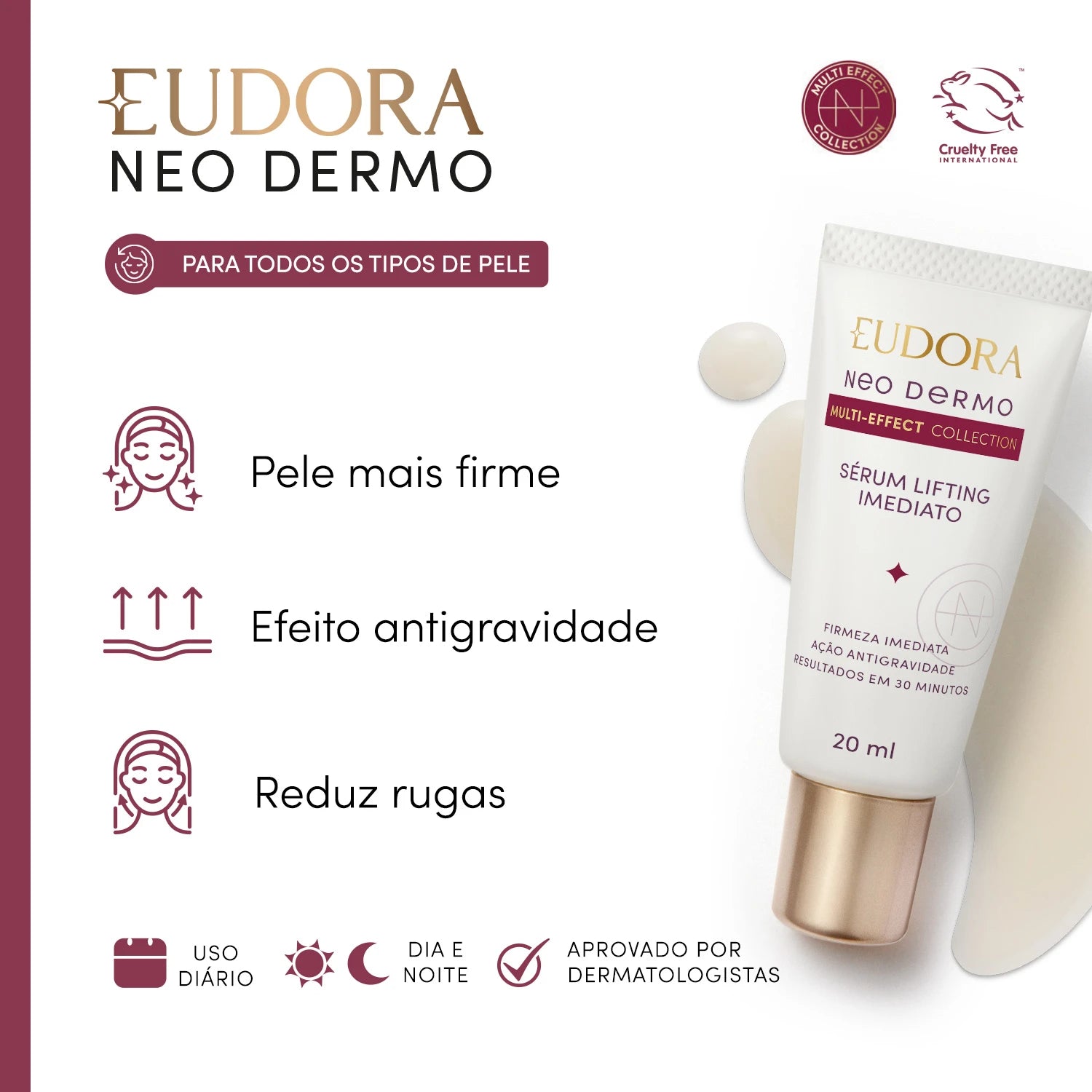 Sérum Lifting Imediato Neo Dermo Multi-Effect Collection 20ml