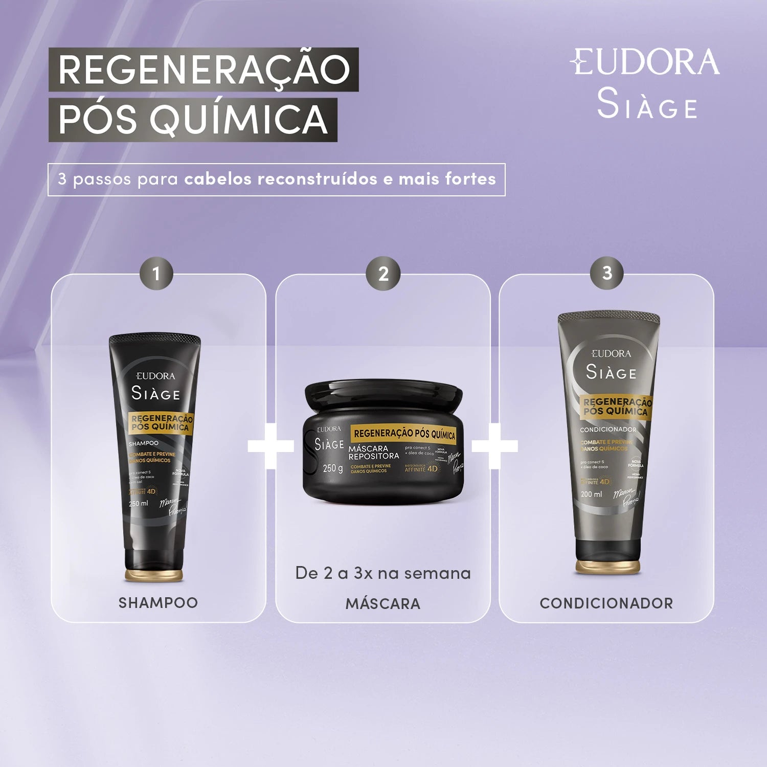 Máscara Repositora Siàge Expert Regeneração Pós Química 250g